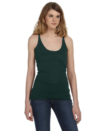 bella + canvas ladies triblend racerback tank 8430 emerald triblend