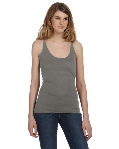 bella + canvas ladies triblend racerback tank 8430 grey triblend