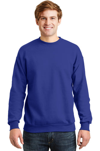 hanes deep royal p160 custom logo sweatshirts embroidered