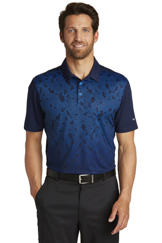 nike midnight navy/ photo blue 881658 polo shirts company logo