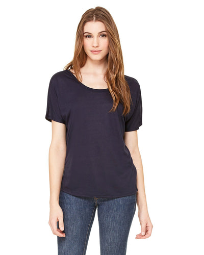 bella + canvas ladies slouchy t-shirt 8816 midnight