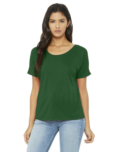 bella + canvas ladies slouchy t-shirt 8816 kelly