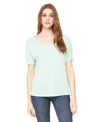 bella + canvas ladies slouchy t-shirt 8816 mint