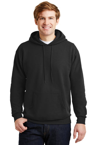 hanes black p170 custom logo sweatshirts embroidered