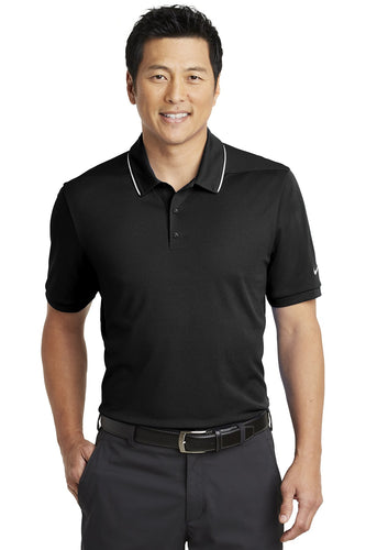 Nike Black/ White NKAA1849  polo shirts with embroidered custom logo