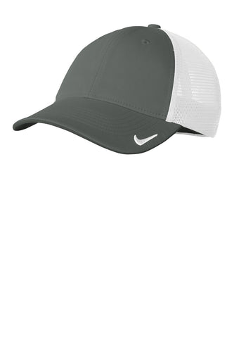 nike drifit mesh back cap nkao9293 anthracite white