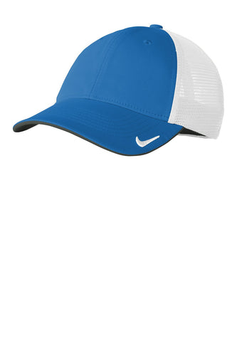 nike drifit mesh back cap nkao9293 gym blue white