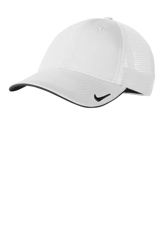 nike drifit mesh back cap nkao9293 white white