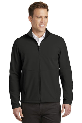 Port Authority Deep Black J901 promotional jackets company logo