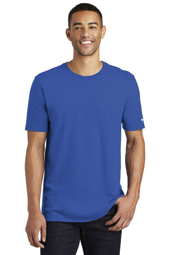 nike core cotton tee nkbq5233 rush blue