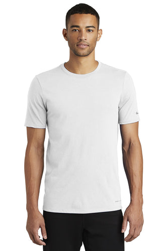 nike drifit cottonpoly tee nkbq5231 white