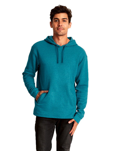 Next Level Heather Teal 9300 sweatshirts custom logo