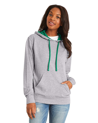 Next Level Heather Gray/ Kl Green 9301 custom sweatshirts with logo