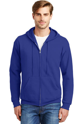 hanes deep royal p180 sweatshirts with logos