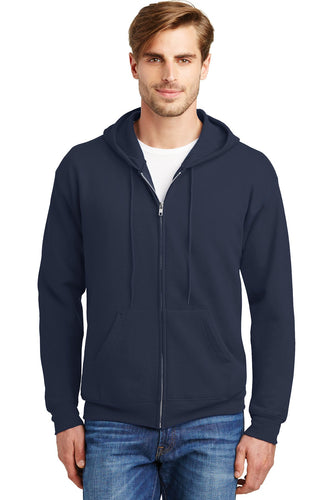 hanes navy p180 sweatshirts with logos