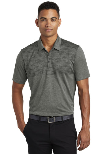 OGIO Dark Heather Grey OG140 embroidered polo shirts custom