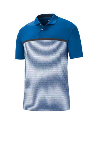 Nike Gym/ Blue/ Pure BV1320  custom dri fit polo shirts