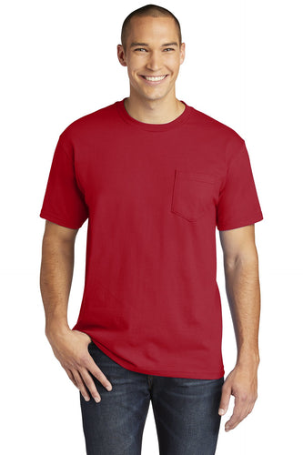 gildan hammer pocket t shirt h300 sport scarlet red