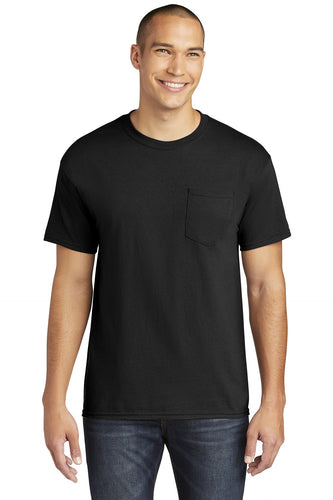 gildan heavy cotton pocket t shirt 5300 black