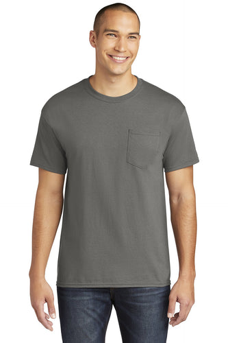 gildan heavy cotton pocket t shirt 5300 charcoal