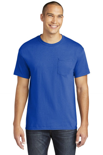 gildan heavy cotton pocket t shirt 5300 royal