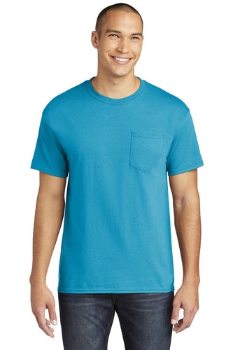 gildan heavy cotton pocket t shirt 5300 sapphire