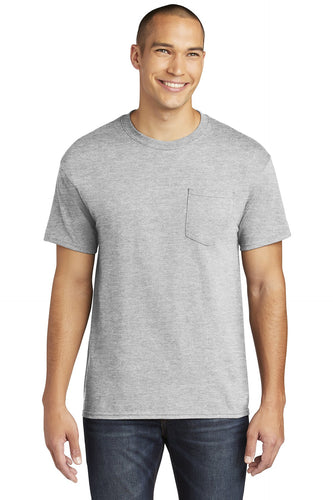 gildan heavy cotton pocket t shirt 5300 sport grey
