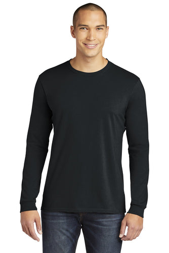 anvil combed ring spun cotton long sleeve t shirt 949 black