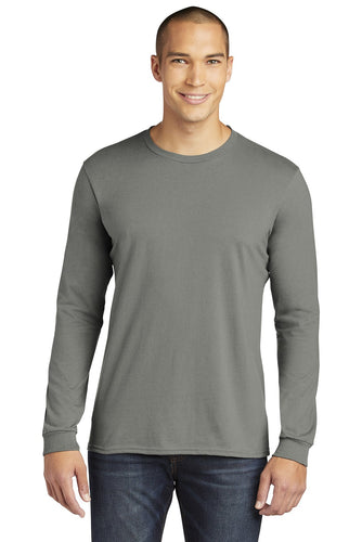 anvil combed ring spun cotton long sleeve t shirt 949 storm grey
