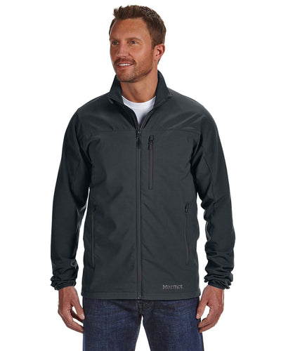 Marmot Black 98260 team jackets embroidered