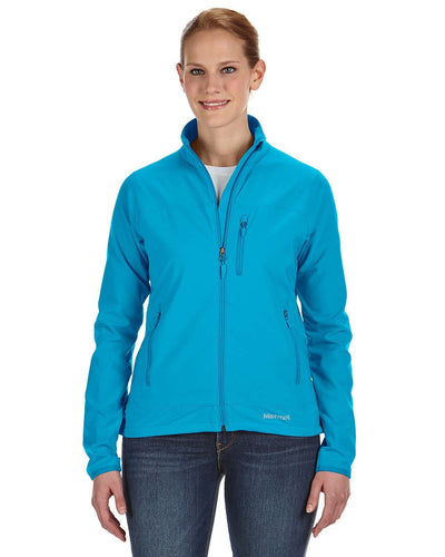 Marmot Atomic Blue 98300 embroidered jacket custom