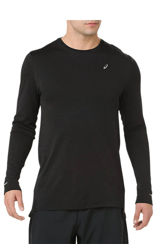 asics seamless long sleeve top a285 performance black