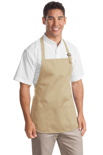 Port Authority Medium-Length Apron with Pouch Pockets