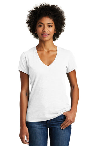 Alternative Weathered Slub So-Low V-Neck Tee