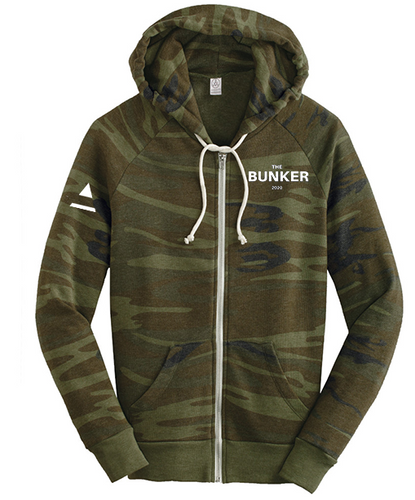 BUNKER ZIP HOODIE, CAMO
