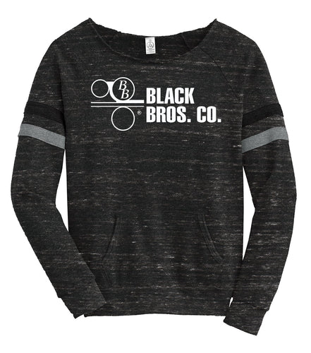 Alternative Apparel Eco Black/ Eco True Black/ Eco Grey AA9583  company sweatshirts printed