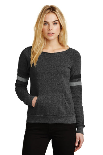 alternative apparel eco black/ eco true black/ eco grey aa9583 custom dri fit sweatshirts