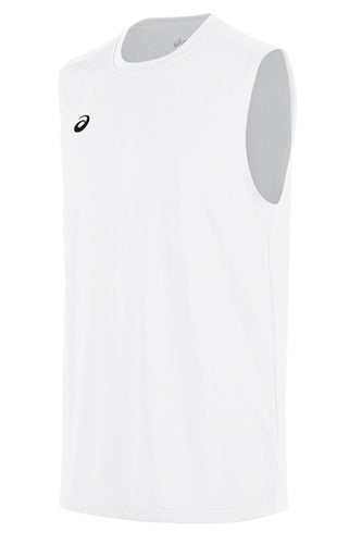 Asics Men's Circuit 8 Warm-Up Sleeveless XT3260 White