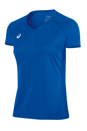 Asics Women's Circuit 8 Warm-Up Shirt Royal