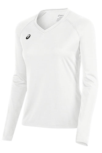 Asics Women's Circuit 8 Warm-Up Long Sleeve XT3262 White