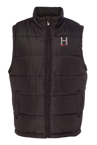 burnside puffer vest b8700 black horton group