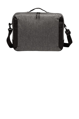 port authority vector briefcase bg309 grey heather