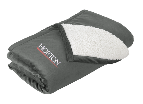 port authority mountain lodge blanket bp40 hearth grey horton group
