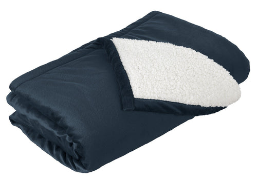 port authority mountain lodge blanket navy eclipse
