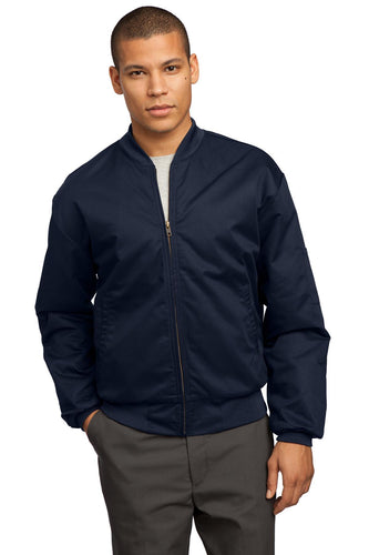 Red Kap Navy CSJT38 jacket company logo