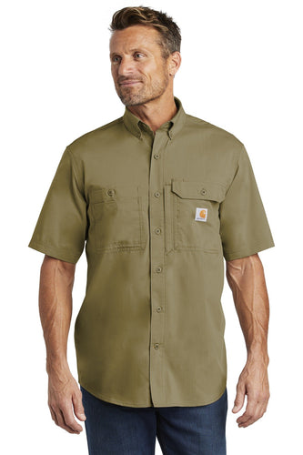 Carhartt Dark Khaki CT102417 order embroidered polo shirts