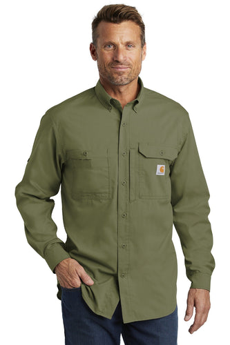 Carhartt Burnt Olive CT102418 order embroidered polo shirts