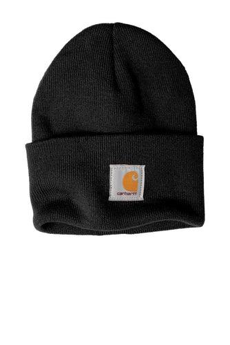 carhartt acrylic watch hat cta18 black