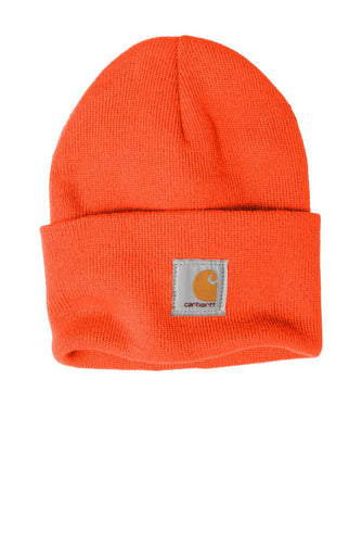 carhartt acrylic watch hat cta18 brite orange