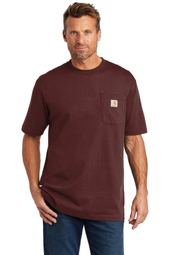 carhartt workwear pocket short sleeve t-shirt ctk87 port